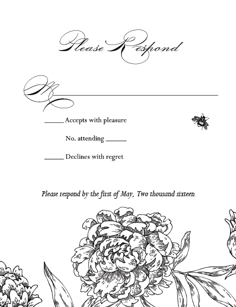 Formal Wedding Invitations and RSVP with Envelopes | eBay