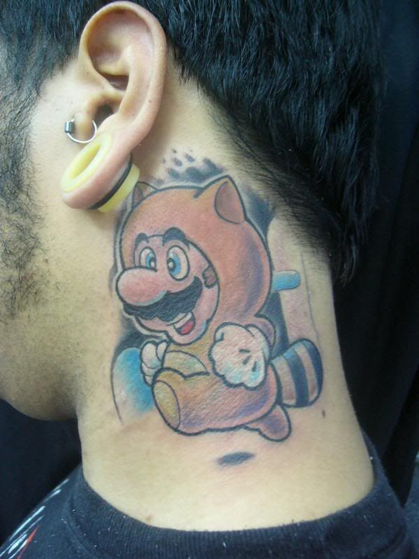 Of coursetanuki mario on your neck might not win you a job interview