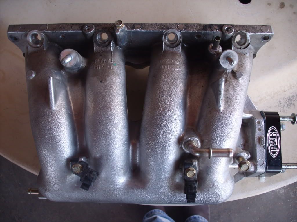 PRB Intake Manifold w/P2R Throtle body spacer!! 70+Shipping! Acura