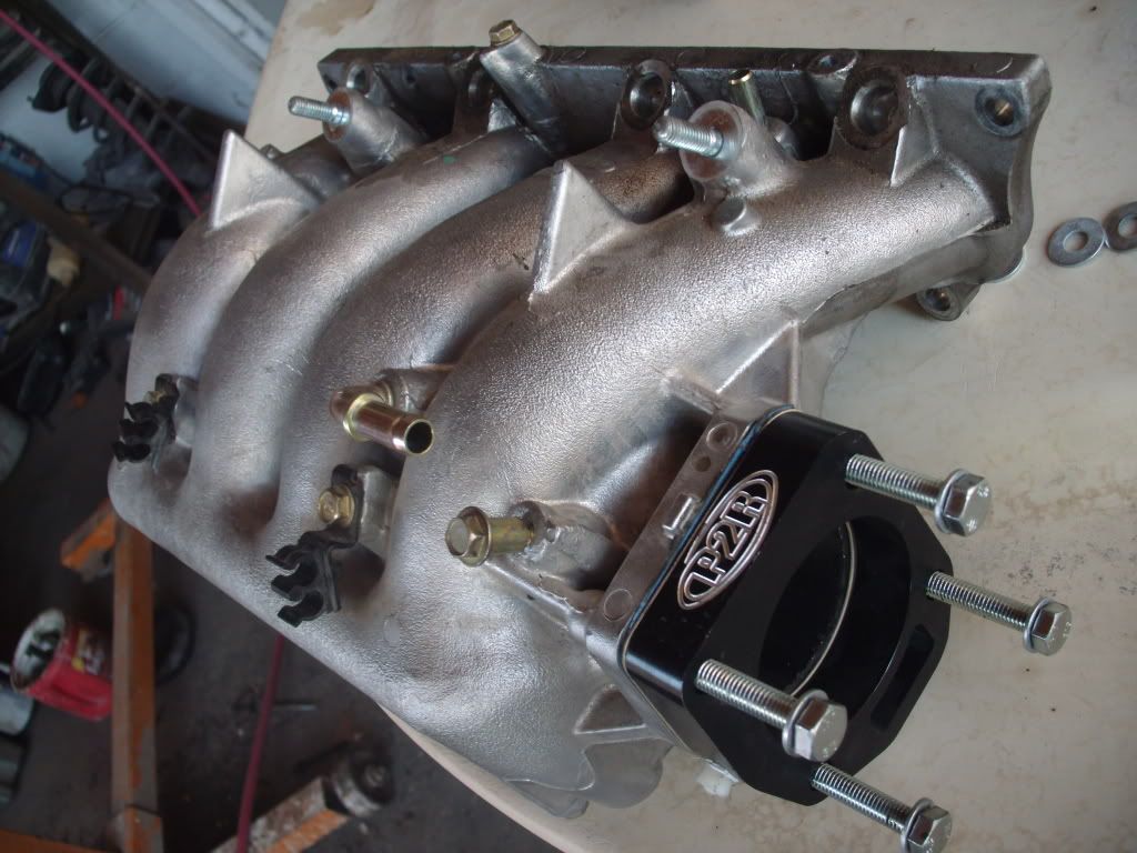 PRB Intake Manifold w/P2R Throtle body spacer!! 70+Shipping! Acura