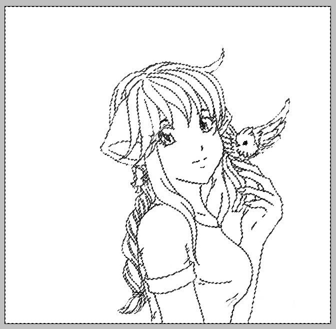 Lineart Tutorial Schritt 6