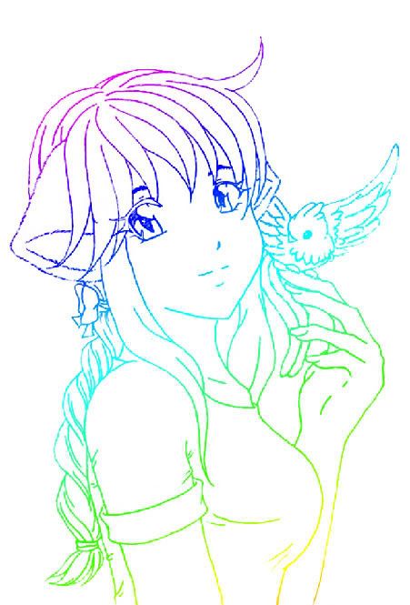Lineart Tutorial Schritt 8