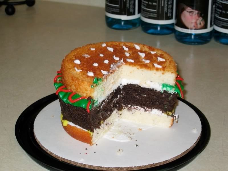 Birthday Cake Cookies. hamburger cake