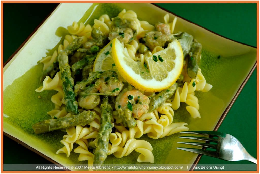 Shrimp and Asparagus Pasta (03) by Meeta Albrecht Shrimp and Asparagus Pasta (03) by Meeta Albrecht