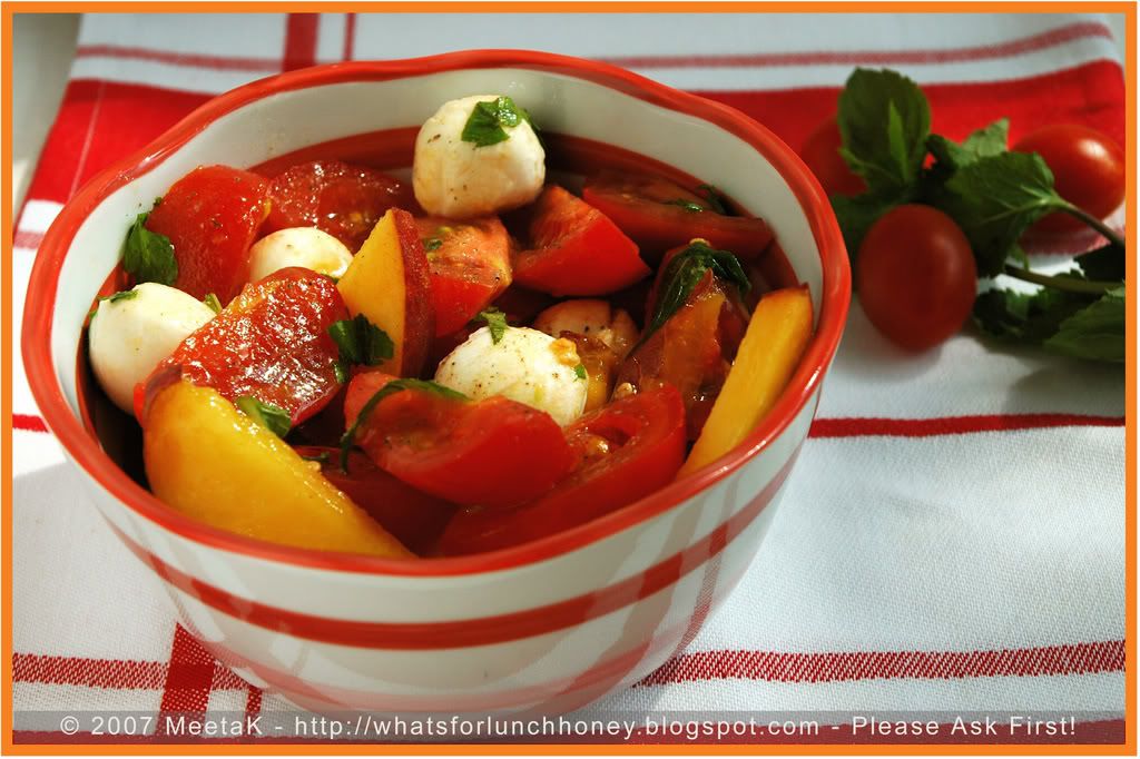 Tomato Peach Salad (03) by MeetaK Tomato Peach Salad (03) by MeetaK