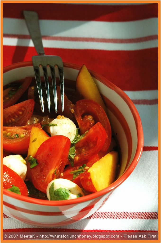 Tomato Peach Salad (06) by MeetaK Tomato Peach Salad (06) by MeetaK