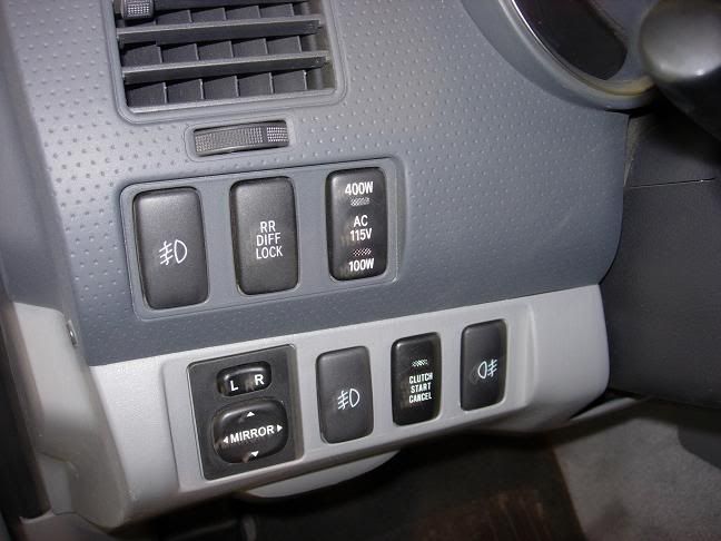 toyota tacoma auxiliary light switch #2