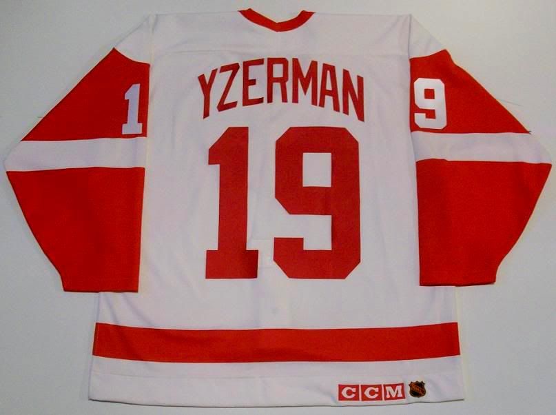 Yzerman Jersey Authentic