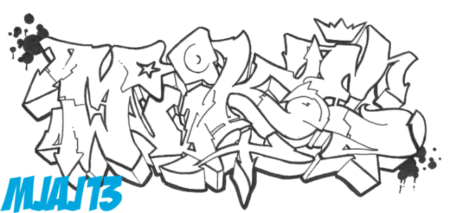 how to draw letter in graffiti. How to Draw letters