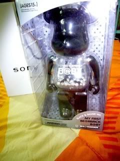my first bearbrick baby 3rd edition,chiaki colette