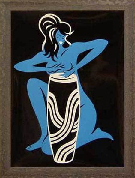 Kads Miida Framin' Go silk screen poster