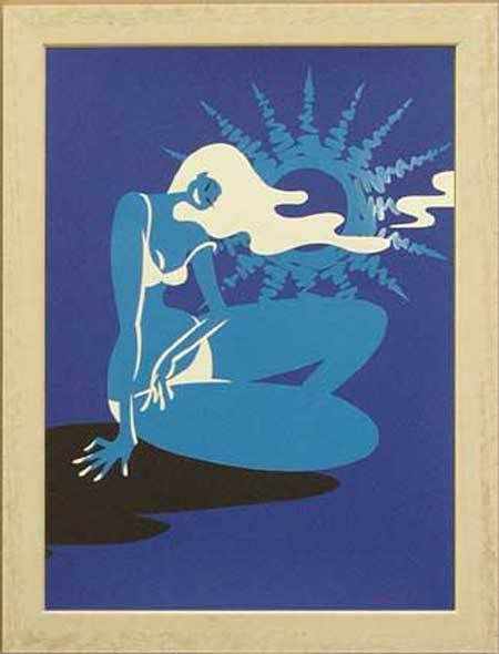 Kads Miida Framin' Go silk screen poster