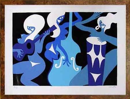 Kads Miida Framin' Go silk screen poster