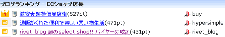Livedoor Blog Ranking ECåŹĹ