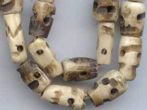 Made in Nepal Skull Beads チベタンスカル　牛骨　ビーズ