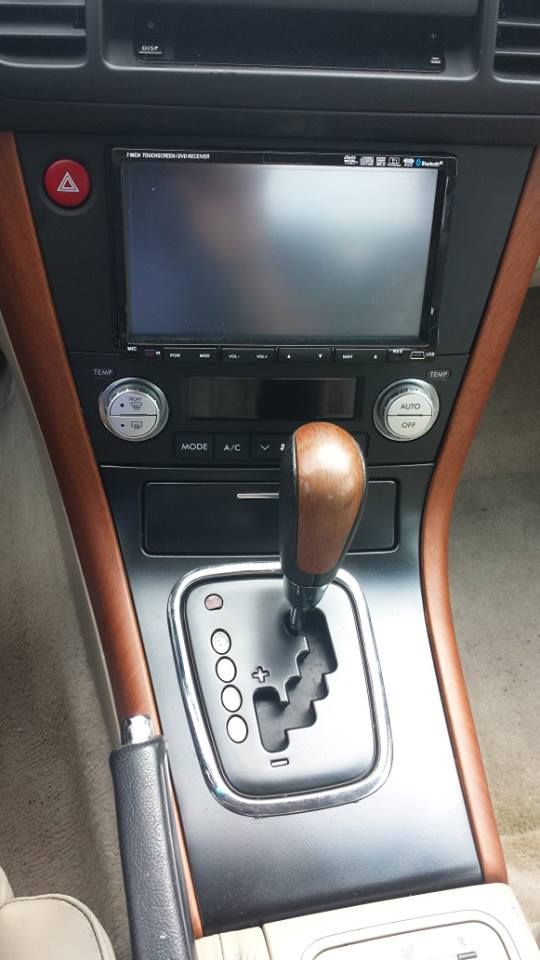 JDM double din dual climate kit installed... Subaru Outback Subaru