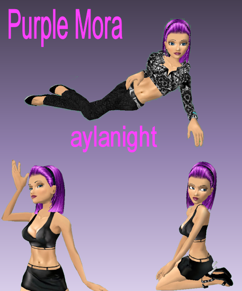 Purple Mora background