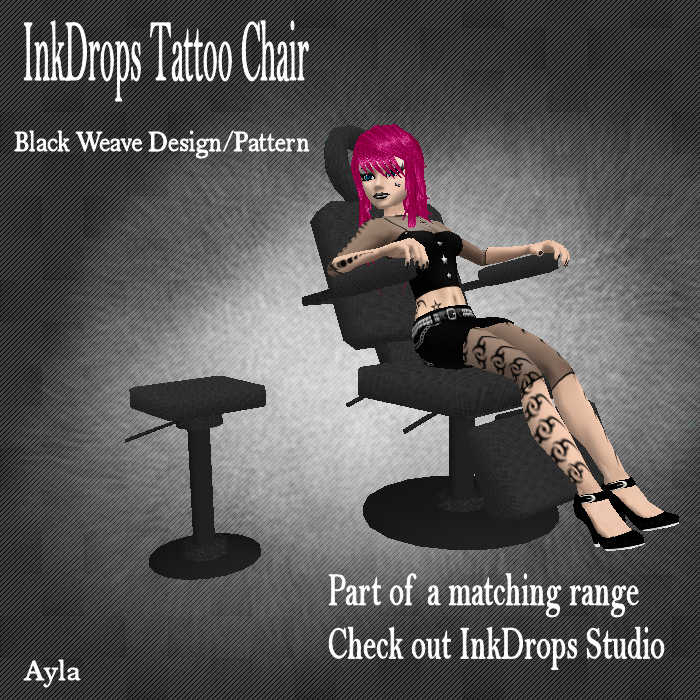 Product page Blk Weave Tatt Chair
