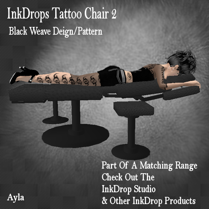 Product page pic InkDrops Blk Weave chair 2