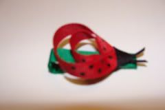 Little lady red  Ladybug clippie