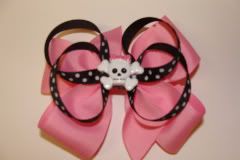 *New fashion for the new year* Girly skull hairbow