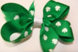 *SALE* St. Patty's small bow