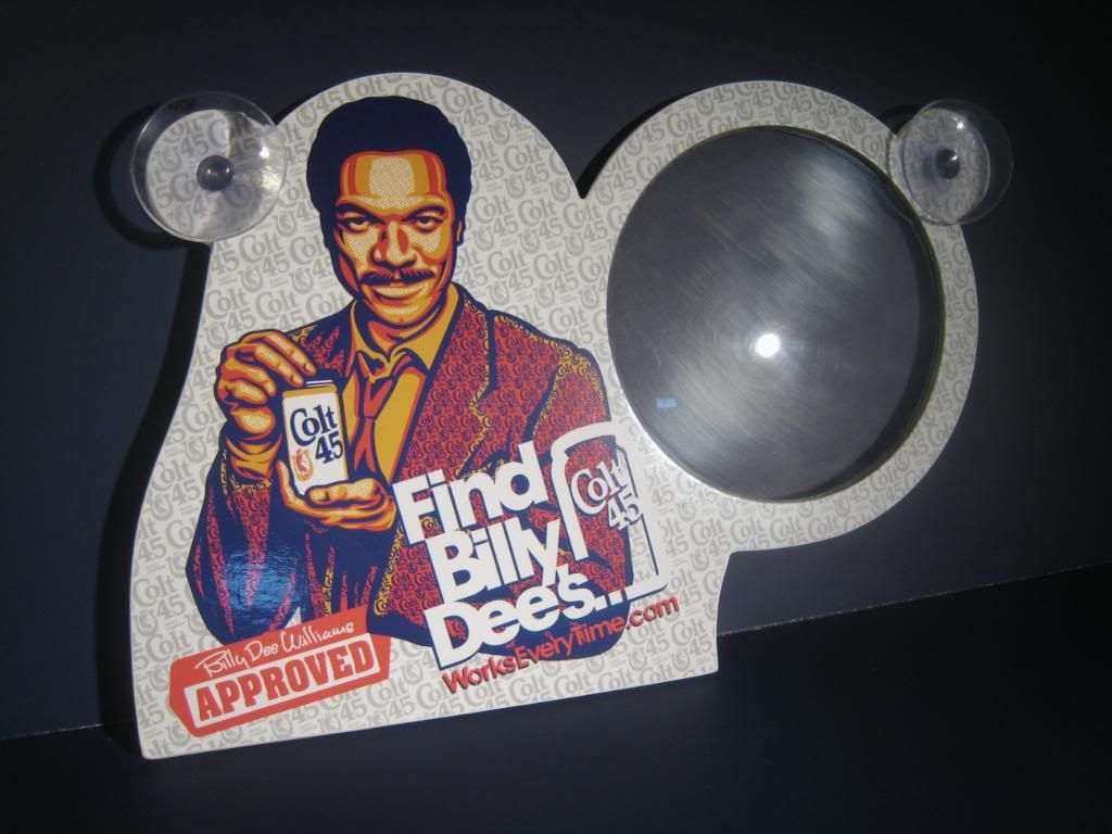 Colt 45 Malt Liquor Bar Billy Dee Williams Advertising Beer Cooler Sign 0331