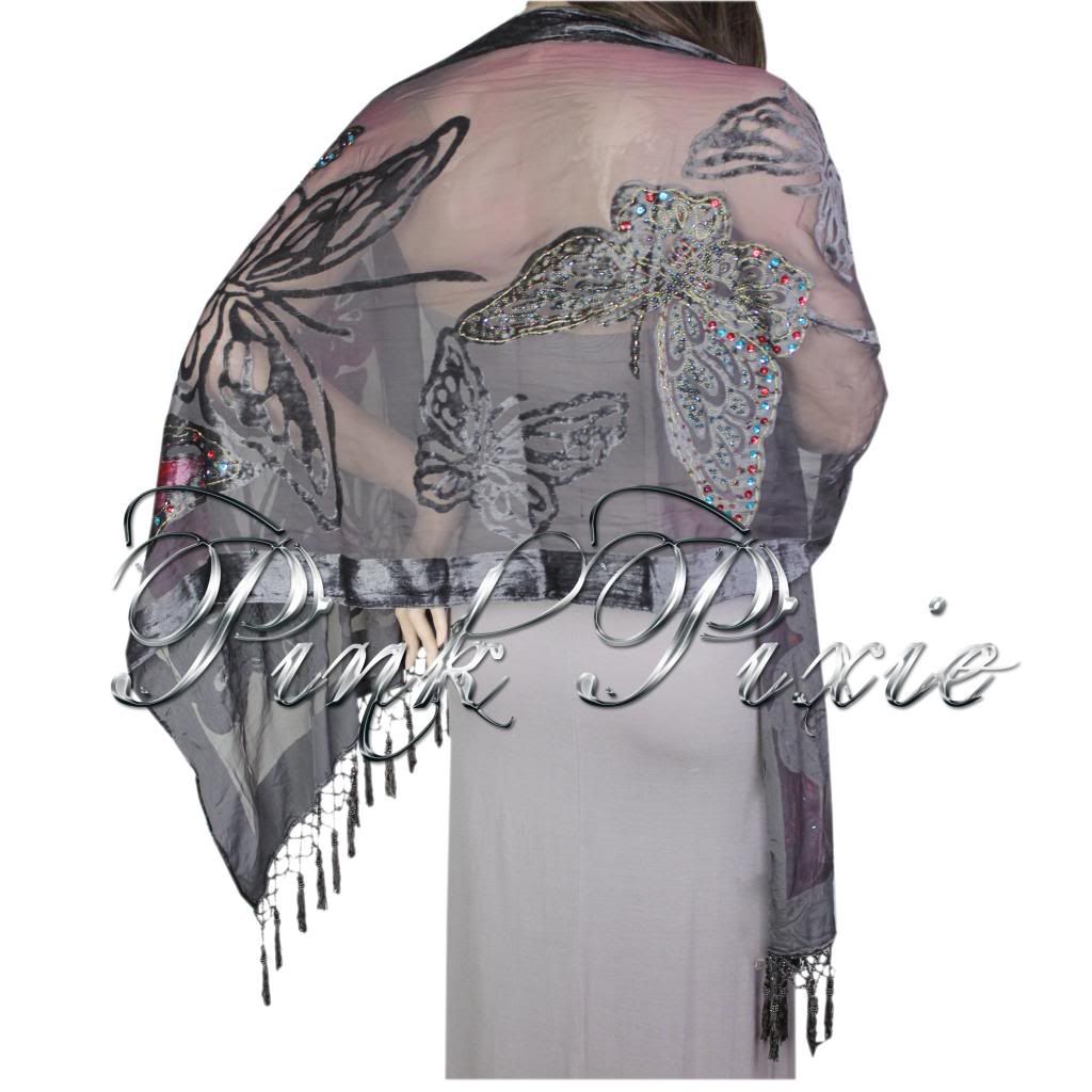 New Luxury Ladies 100% Silk Scarf Warp Shawl Pashmina ...