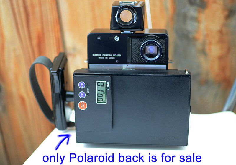 Mamiya Universal Press Polaroid back Genuine Instant Film back w