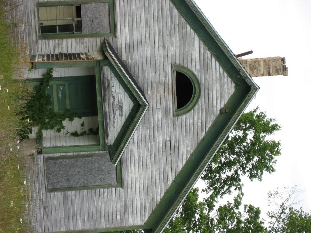 This shed's creepy, too.you suppose kids were brought out here to 