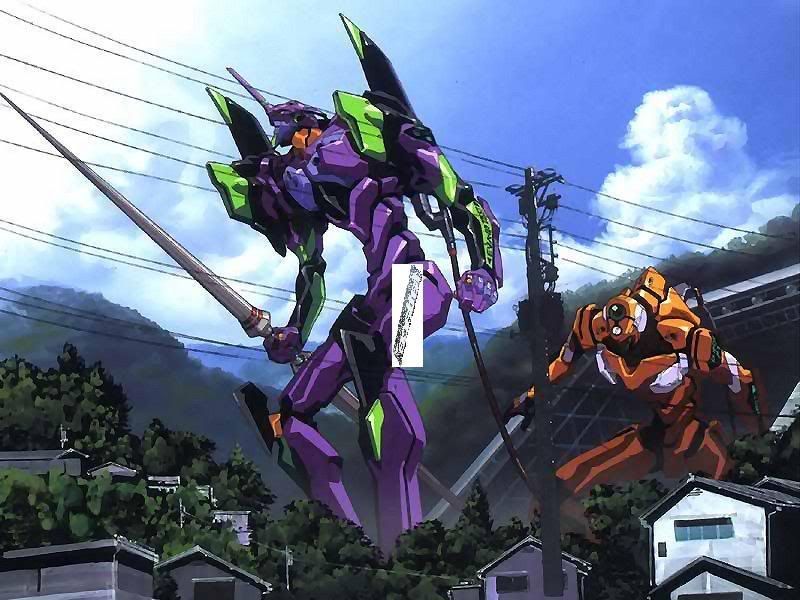 I want to see EVA Unit01 with a Fatlace sticker on it