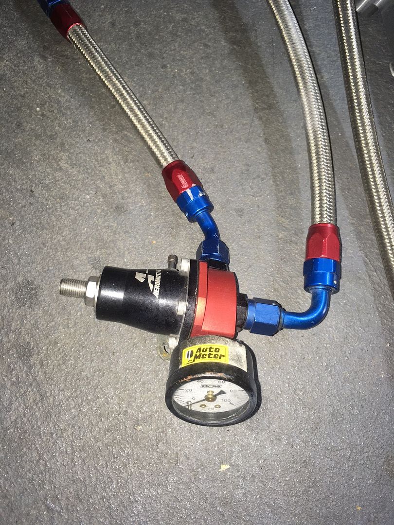 FS FPR aeromotive 034 fuel rail fittings and lines VW Vortex