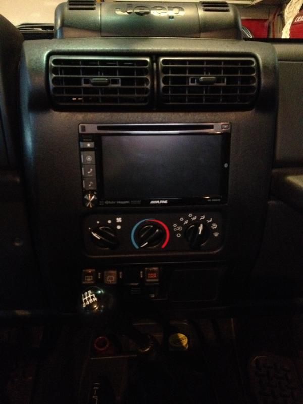 Jeep wj double din conversion #5