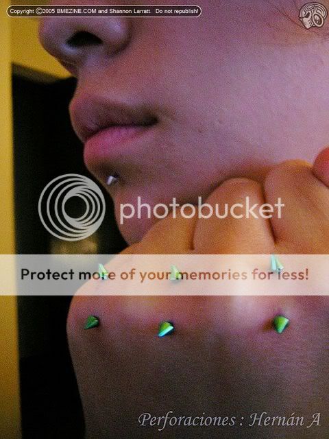 knuckle piercing. Pictures, Images and Photos