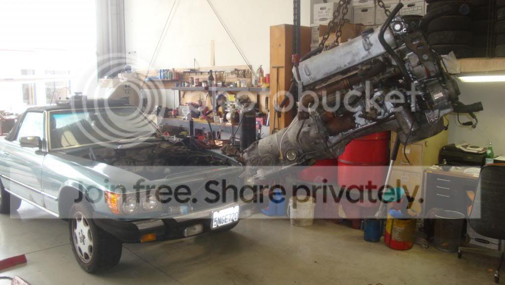 Engine swap '84 380SL for '84 500SEL | Mercedes-Benz Forum