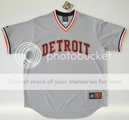 ALAN TRAMMELL DETROIT TIGERS 1984 WS COOPERSTOWN THROWBACK MAJESTIC ...