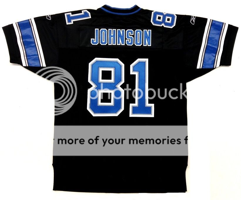 calvin johnson black jersey authentic