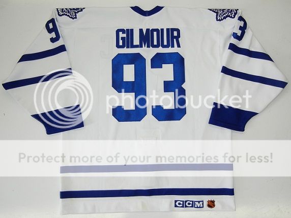 DOUG GILMOUR AUTHENTIC TORONTO MAPLE LEAFS CCM CENTER ICE JERSEY