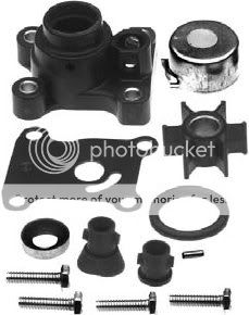 JOHNSON WATER PUMP KIT WITH HOUSING IMPELLER 9.9 & 15  
