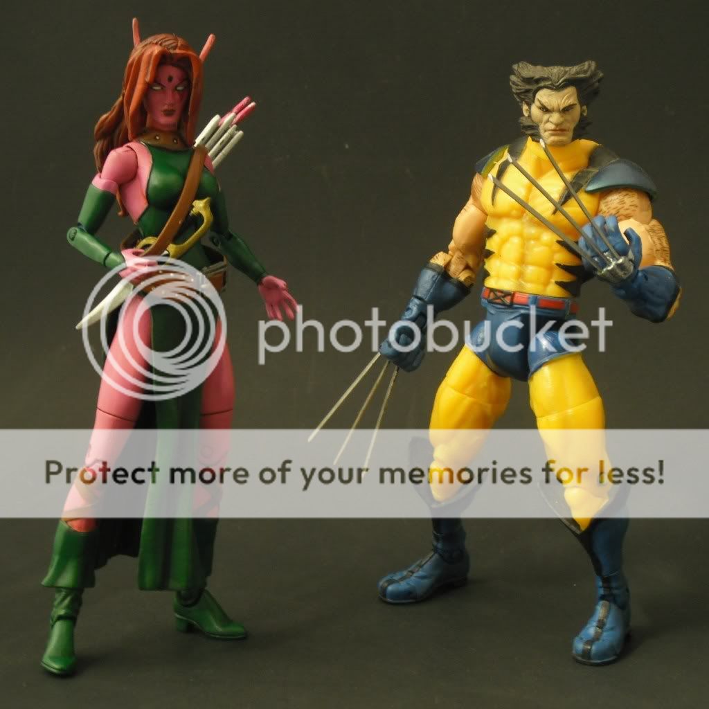 Custom Marvel Legends Blink X Men Exiles Wolverine and the X men 